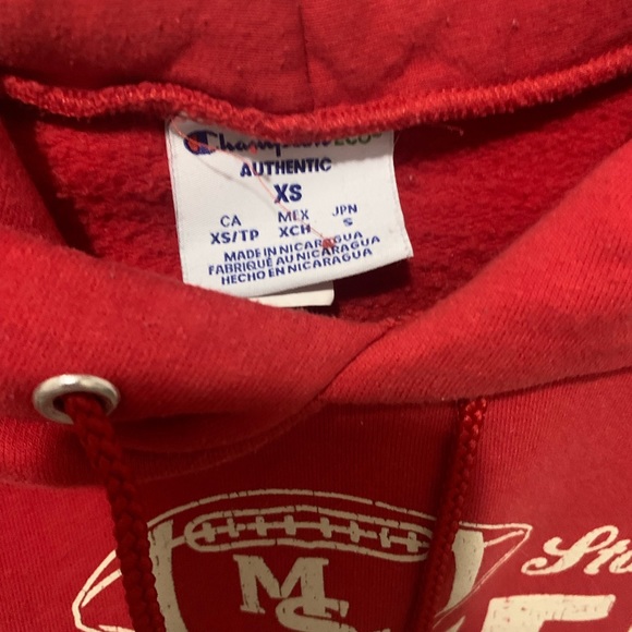 CHAMPION MSU FOOTBALL HOODIE - Picture 2 of 3